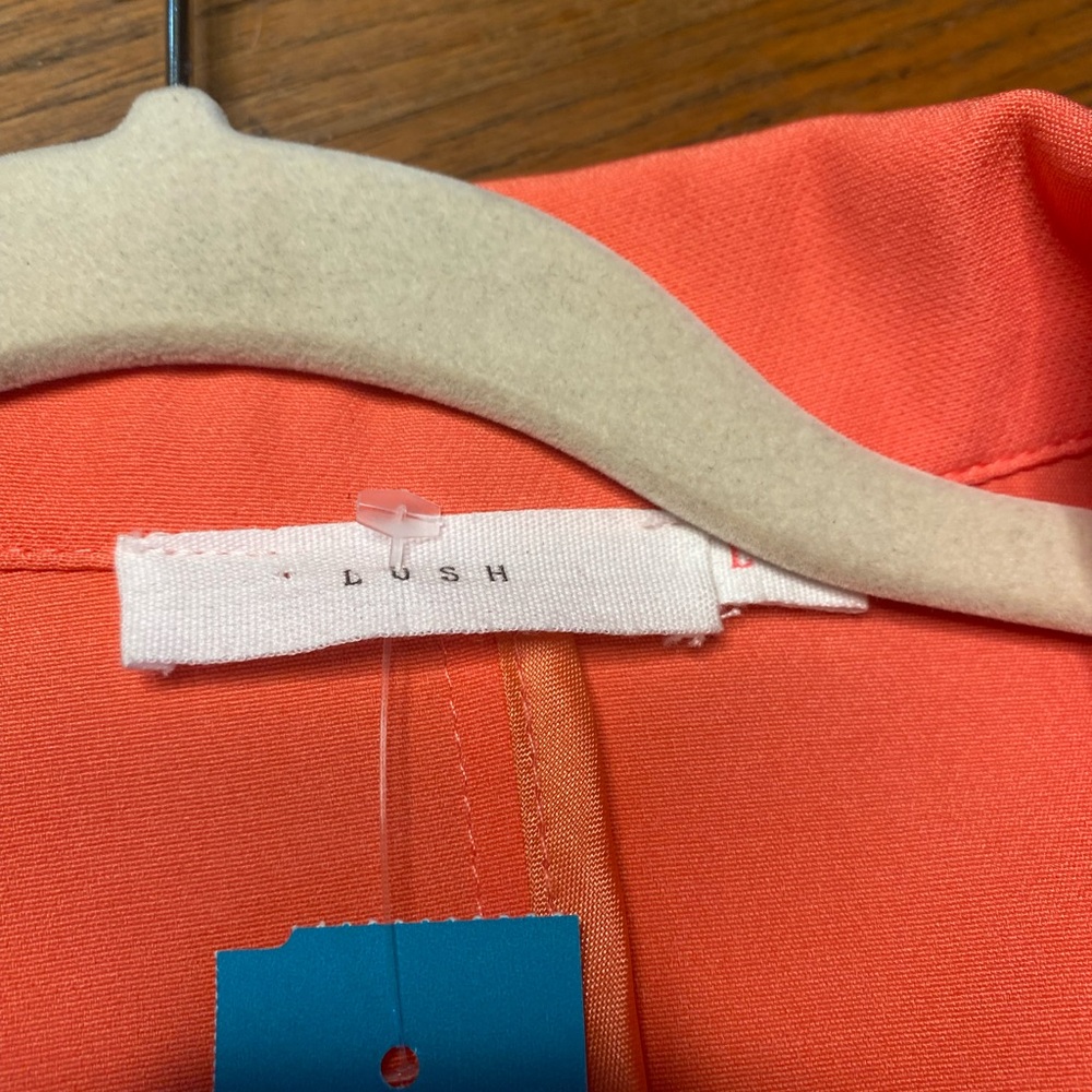 Lush Coral Single Button Blazer - size l - Picture 5 of 10